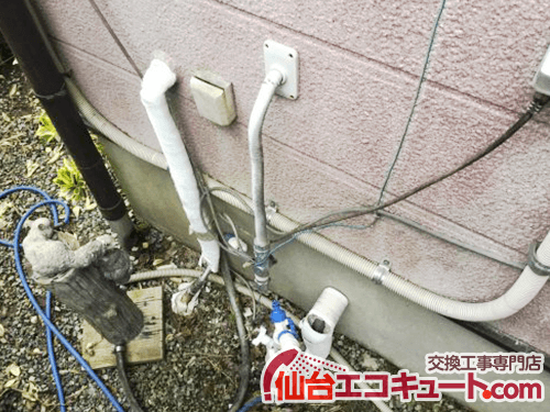 仙台の風呂配管工事1