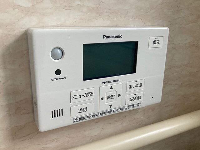 仙台市青葉区A様邸のエコキュート浴室リモコン交換後1